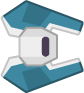 Blue spaceship 1